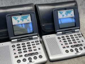 Two Sony ICF-SW07 worldband portable radios - 2