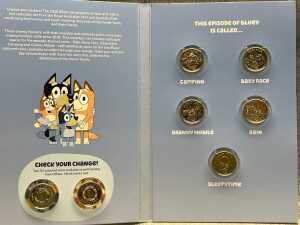 Three Bluey uncirculated coin sets - 2