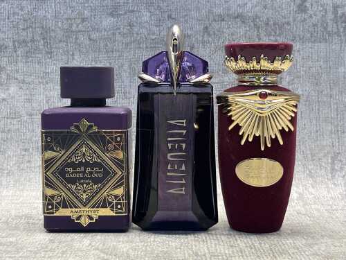 Three bottles of Women's perfume