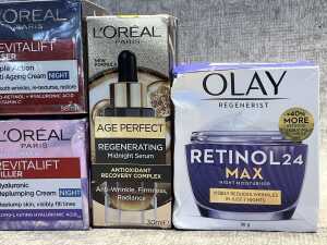Group of Olay & L'Oreal products - 3