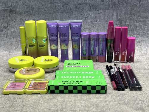 Group of Australis beauty products