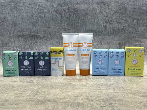 Group of Megababe products
