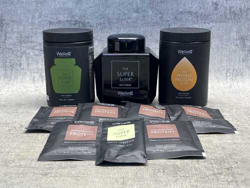 Group of WelleCo supplements