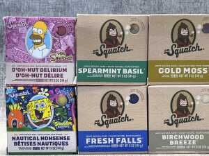 Group of Dr. Squatch soap - 2
