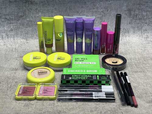 Group of Australis beauty products
