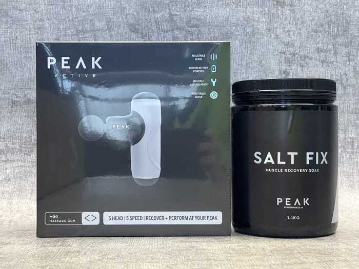 Peak Mini massage gun & Muscle Recovery Soak