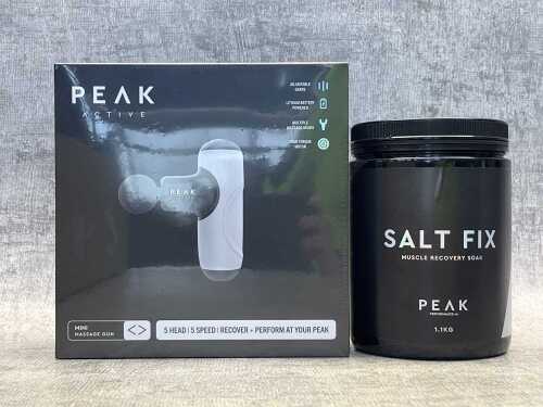 Peak Mini massage gun & Muscle Recovery Soak