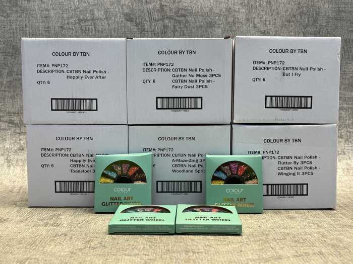 Six boxes of Colour by TBN nail polish