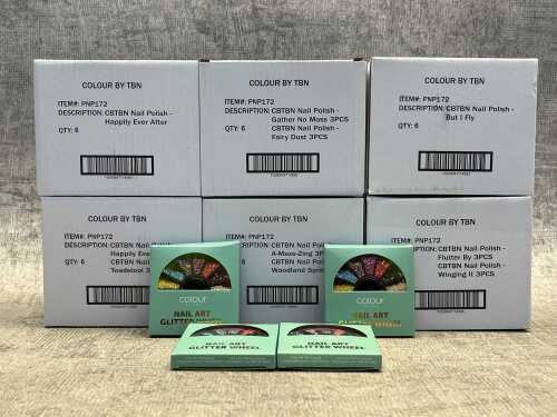 Six boxes of Colour by TBN nail polish