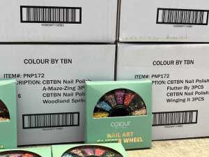 Six boxes of Colour by TBN nail polish - 2