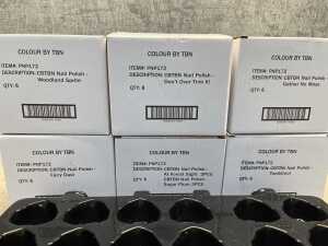 Six boxes of Colour by TBN nail polish - 2