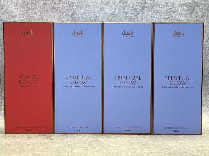 Four Dusk reed diffuser sets