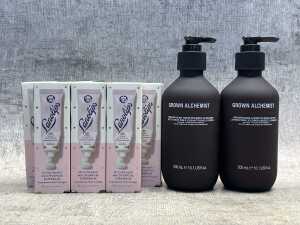 Group of beauty products