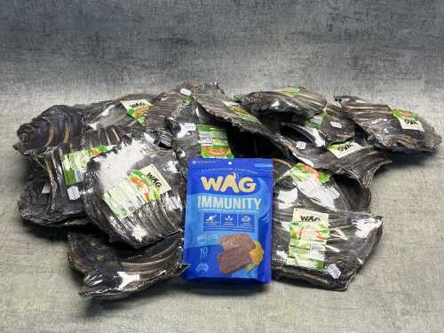 Group of Wag kangaroo rib racks