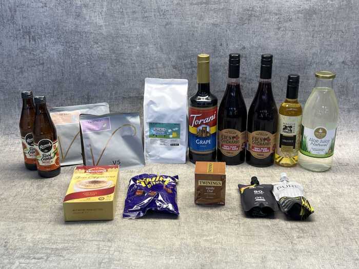 Group of food & drinks
