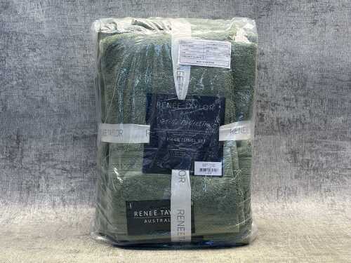 Renee Taylor Stella 7 piece towel set