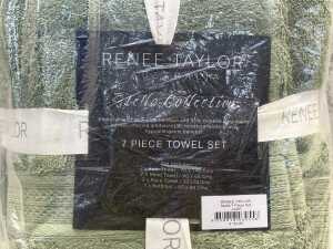 Renee Taylor Stella 7 piece towel set - 2
