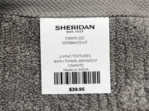 Four Sheridan bath towels - 3