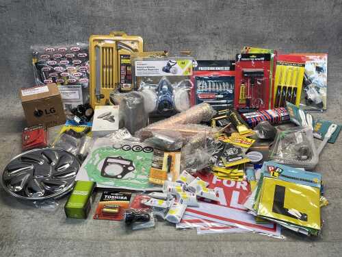 Group of garage products