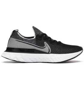 Nike React Infinity Run Flyknit Black White, Men's US 12*
