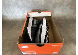 Nike React Infinity Run Flyknit Black White, Men's US 12* - 5