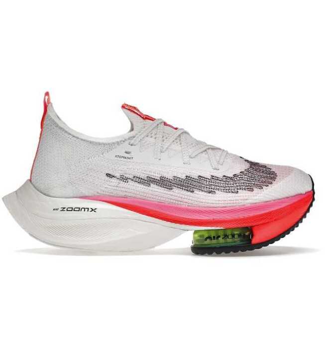 Nike Air Zoom Alphafly Next Flyknit White Black, Women's US 6*
