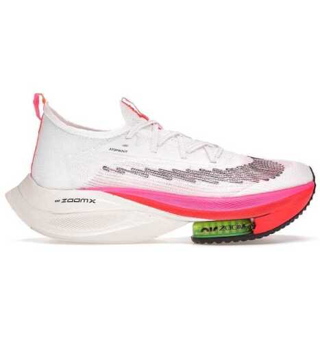 Nike Air Zoom Alphafly Next Flyknit White Pink, Men's US 12.5*