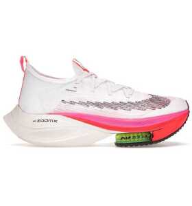 Nike Air Zoom Alphafly Next Flyknit White Pink, Men's US 12.5*