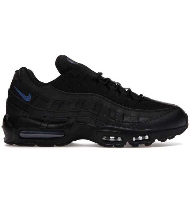 Nike Air Max 95 'Black Dark Marina Blue', Men's US 10*
