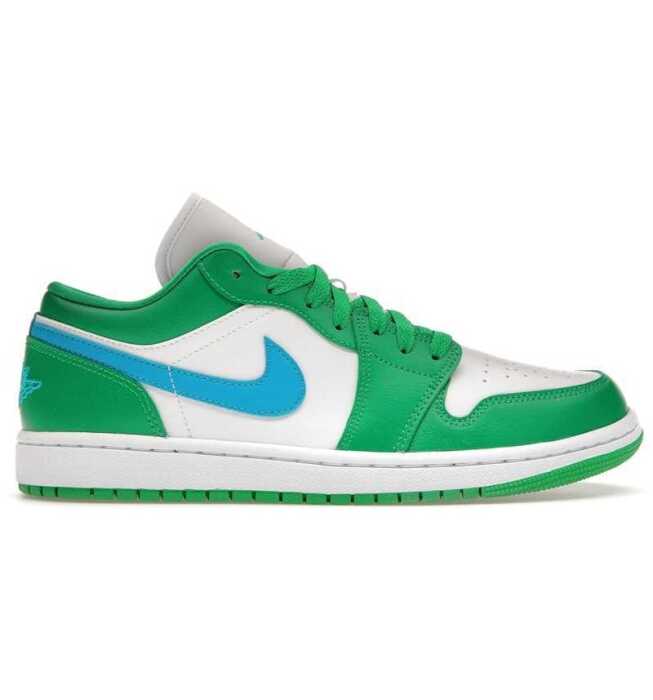 Nike Air Jordan 1 Low 'Lucky Green Aquatone', Women's US 9.5*