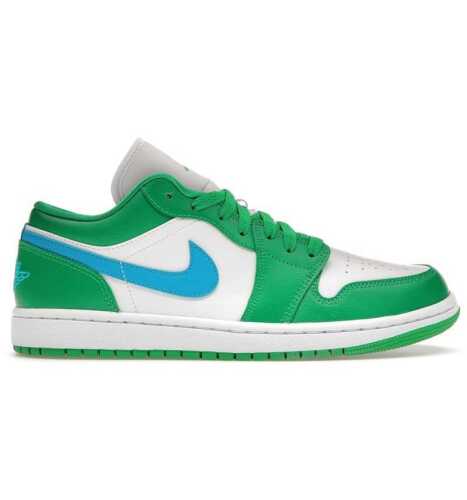 Nike Air Jordan 1 Low 'Lucky Green Aquatone', Women's US 9.5*