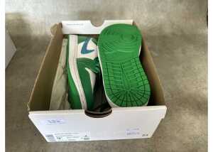 Nike Air Jordan 1 Low 'Lucky Green Aquatone', Women's US 9.5* - 5