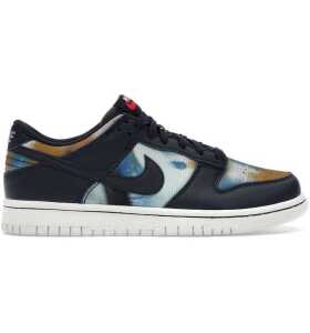 Nike Dunk Low SE 'Graffiti Navy', Kids US 5Y*