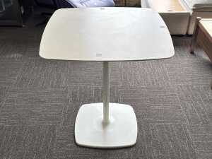 Pair of Sebel green vinyl chairs with Italian dining table - 2