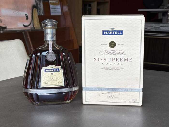 Martell XO Supreme Cognac in original box.