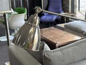 Pair of chrome adjustable lamps - 3