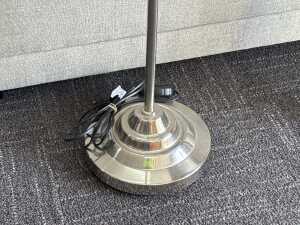 Pair of chrome adjustable lamps - 4