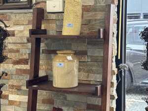 Five-tier leaning ladder bookcase - 2