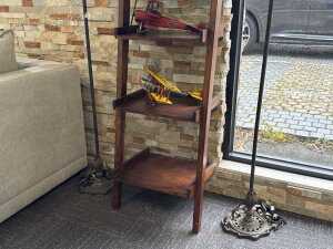 Five-tier leaning ladder bookcase - 3