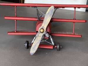Two metal decorative plane ornaments - 3