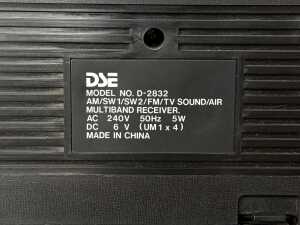 Dick Smith Electronics multiband radio receiver - 3