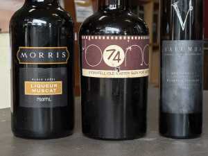 Assorted fortified wine including Campbells tokay, Yalumba botrytis viognier, etc - 2