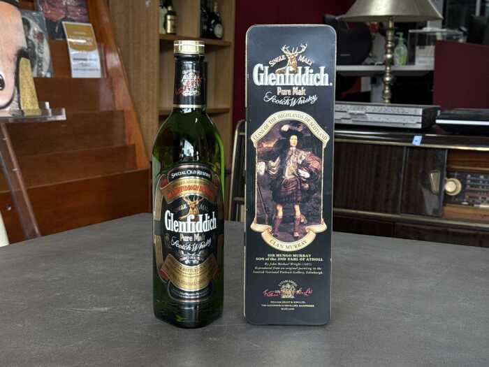 Glenfiddich Clan Murray Pure Malt Scotch Whisky in presentation tin