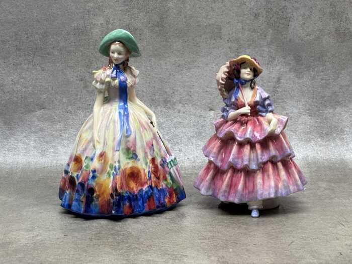 Two Royal Doulton porcelain figures