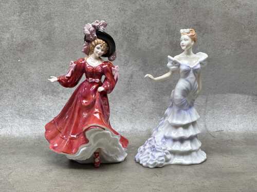 Two Royal Doulton porcelain figures