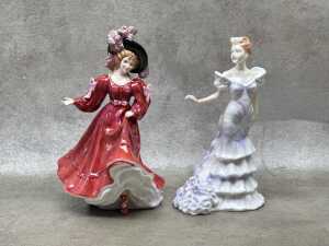 Two Royal Doulton porcelain figures