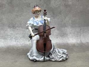 Three Royal Doulton 'Edwardian String Quartet' porcelain lady figures - 4