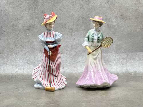64 · Two Royal Doulton British Sporting Heritage porcelain figures