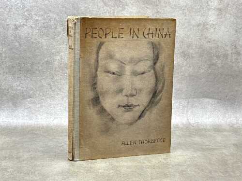 Vintage People in China 1935 first edition book by Ellen Thorbecke