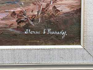 Theresa Kennedy, Australian rural scenes. Pair of oil paintings on board - 4
